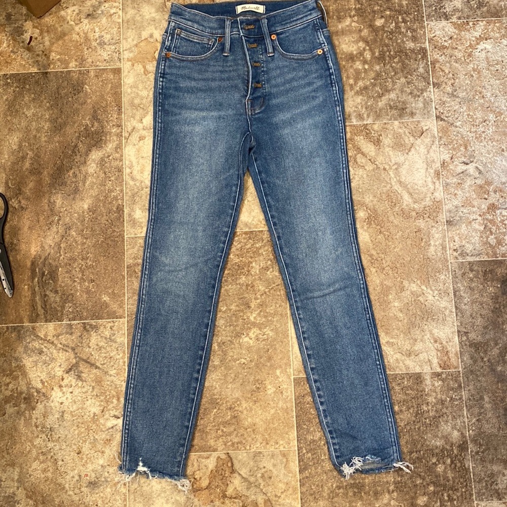 Madewell 10in High Rise Skinny Jeans, Size 24